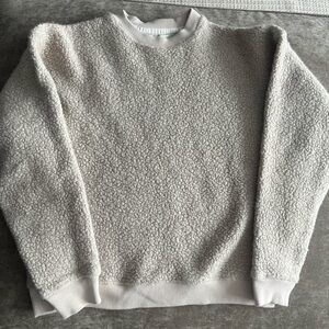 Outdoor Voices Mega Fleece Crew Oatmeal Taupe